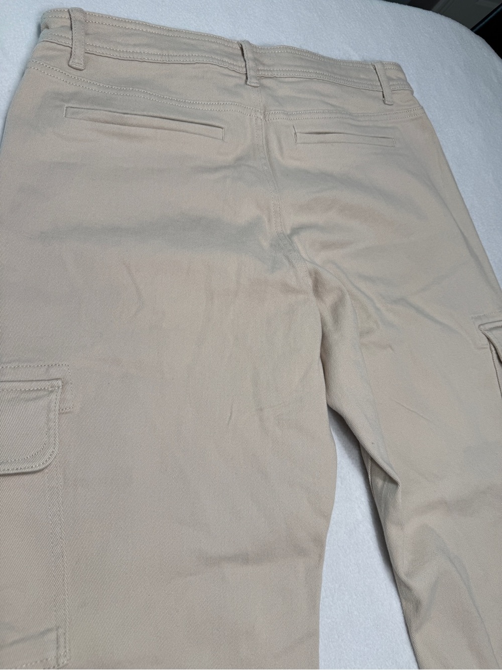 NWT Aeropostale Beige Cargo Flare Stretchy Pants Size 10R #2584 - Picture 6 of 8